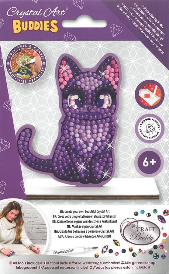 Chat de minuit - Kit Crystal Art Buddy