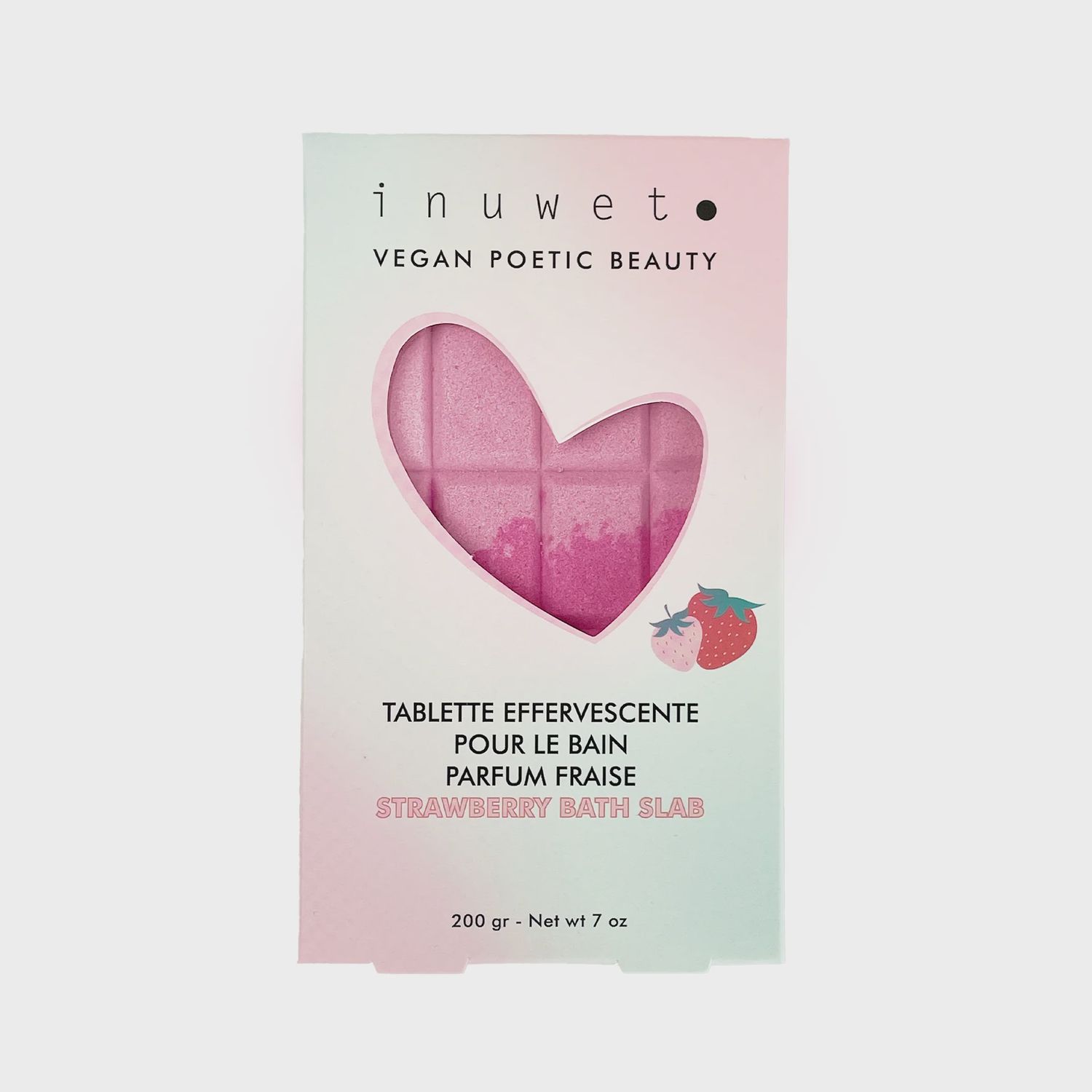 Tablette effervescente Bombe de bain - Fraise