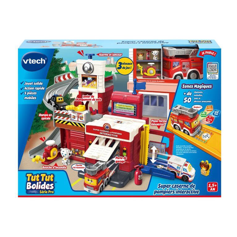 Tut Tut Bolides / Super caserne de pompiers interactive (VF)