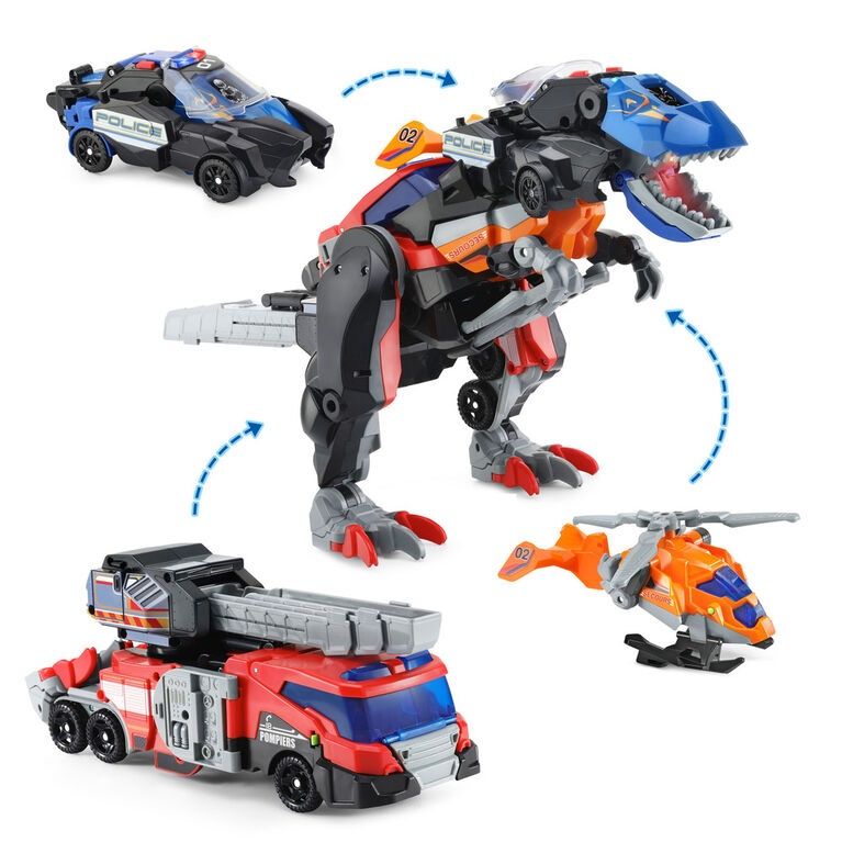 Switch &amp; Go Trio, le méga T-Rex SOS (3 en 1)