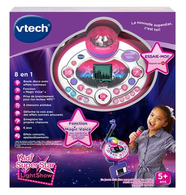 Karaoke Kidi SuperStar LightShow - Rose/ Violet (VF)
