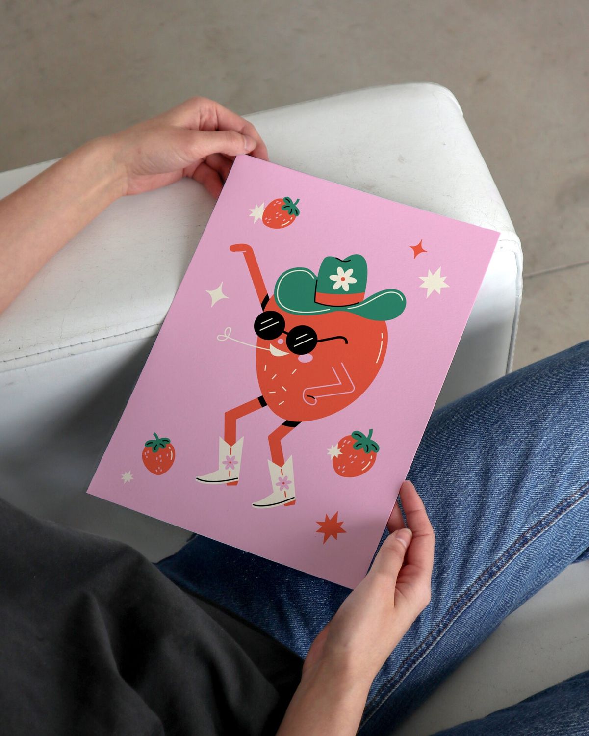 Carte géante – Strawberry Swing