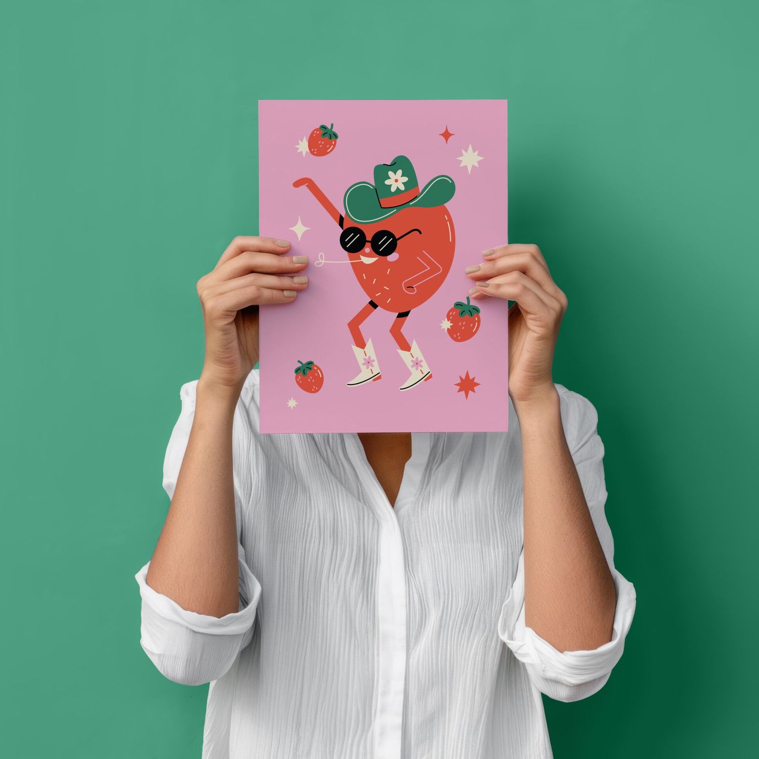 Carte géante – Strawberry Swing