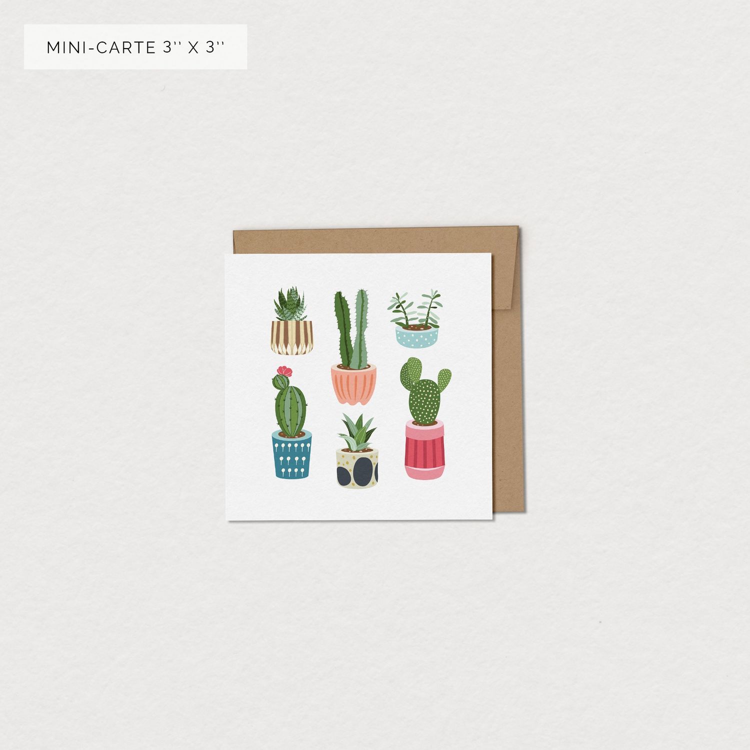 Carte de souhaits – Plantes vertes