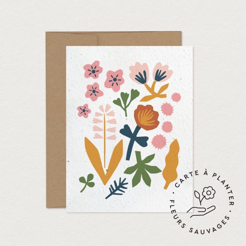 Carte de souhait – Flavie (à planter)