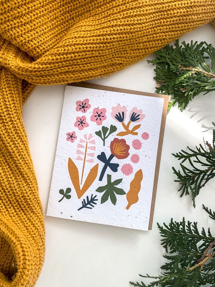 Carte de souhait – Flavie (à planter)