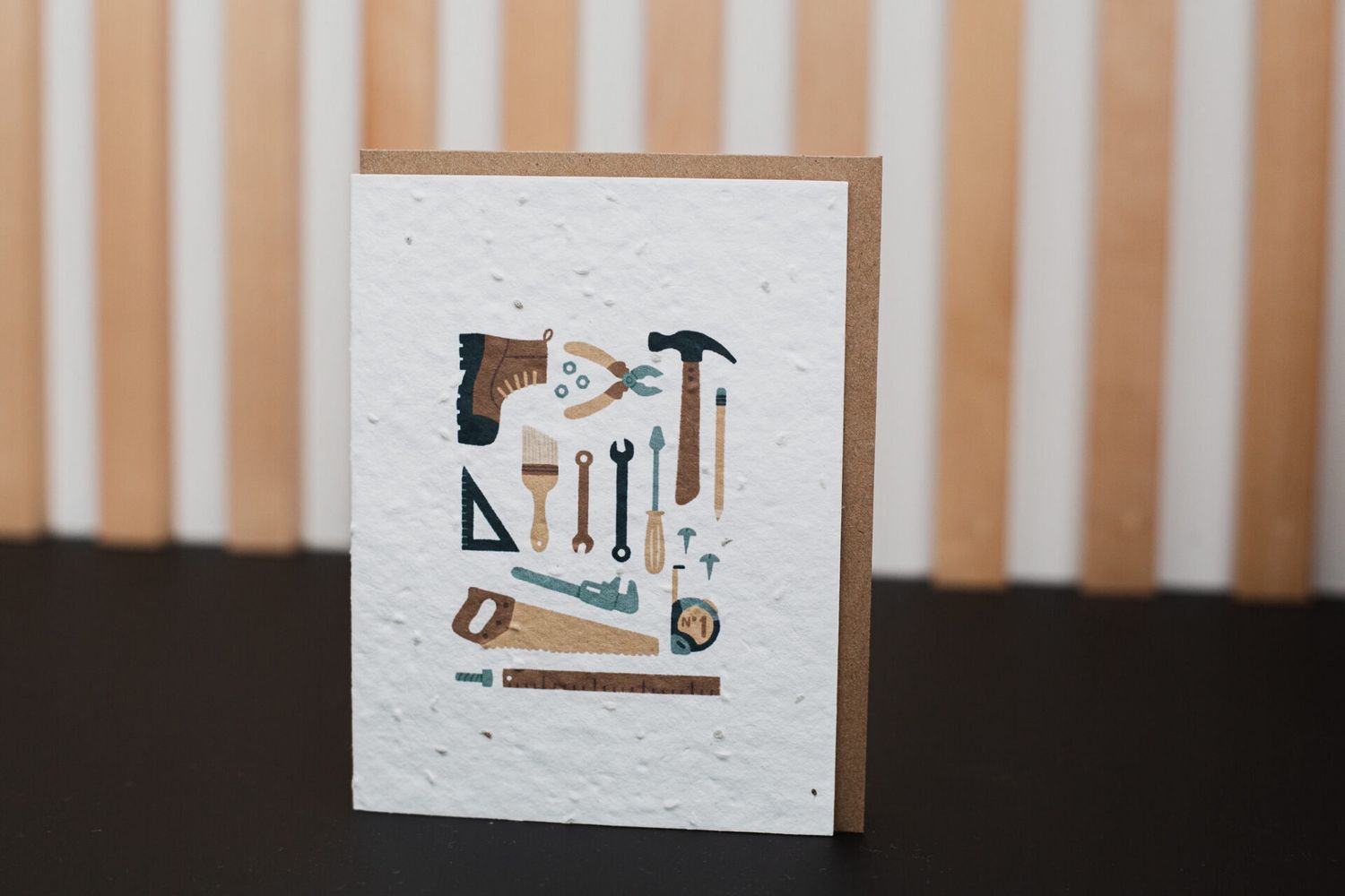Carte de souhaits – Passion construction (à planter)