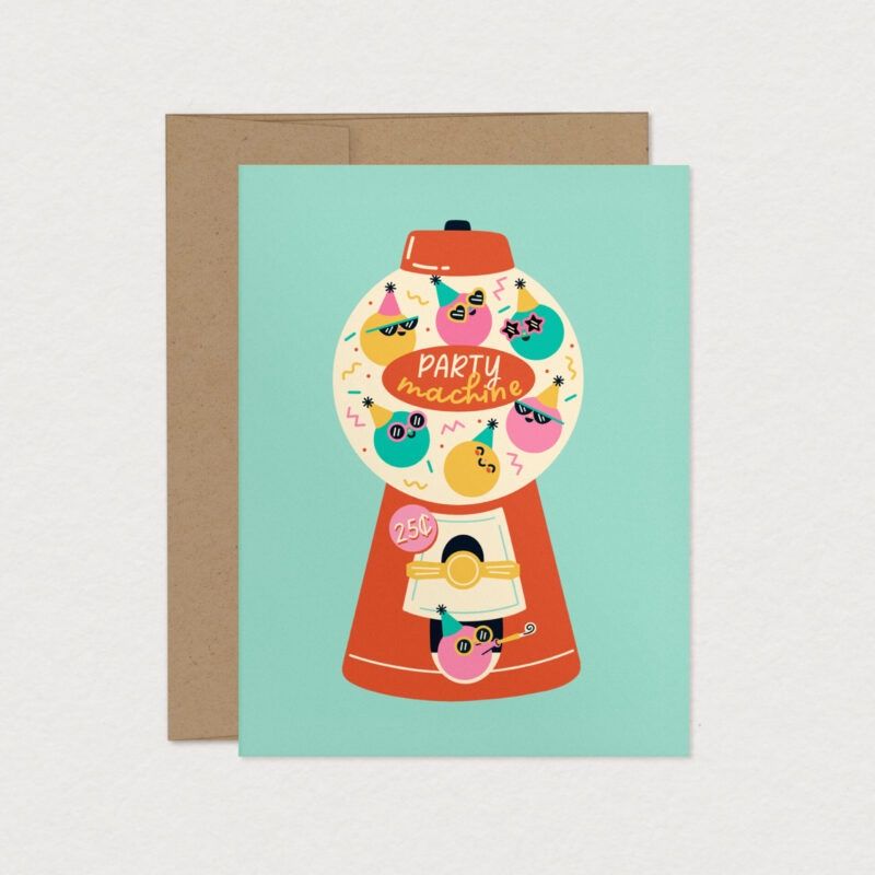 Carte de souhaits A2 – Party Machine