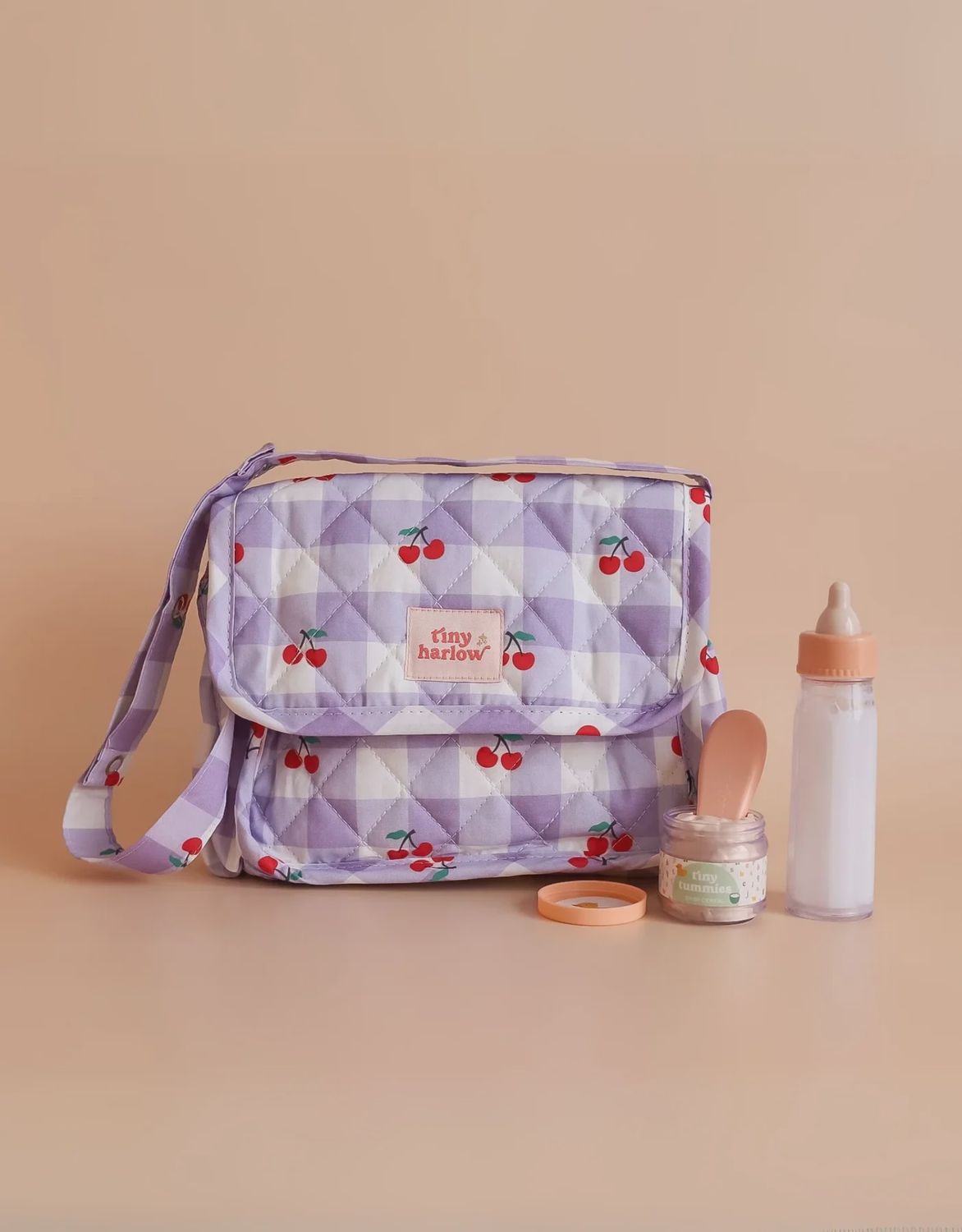 Ensemble de départ Tiny Nurturers - Vichy Lilas et Cerise