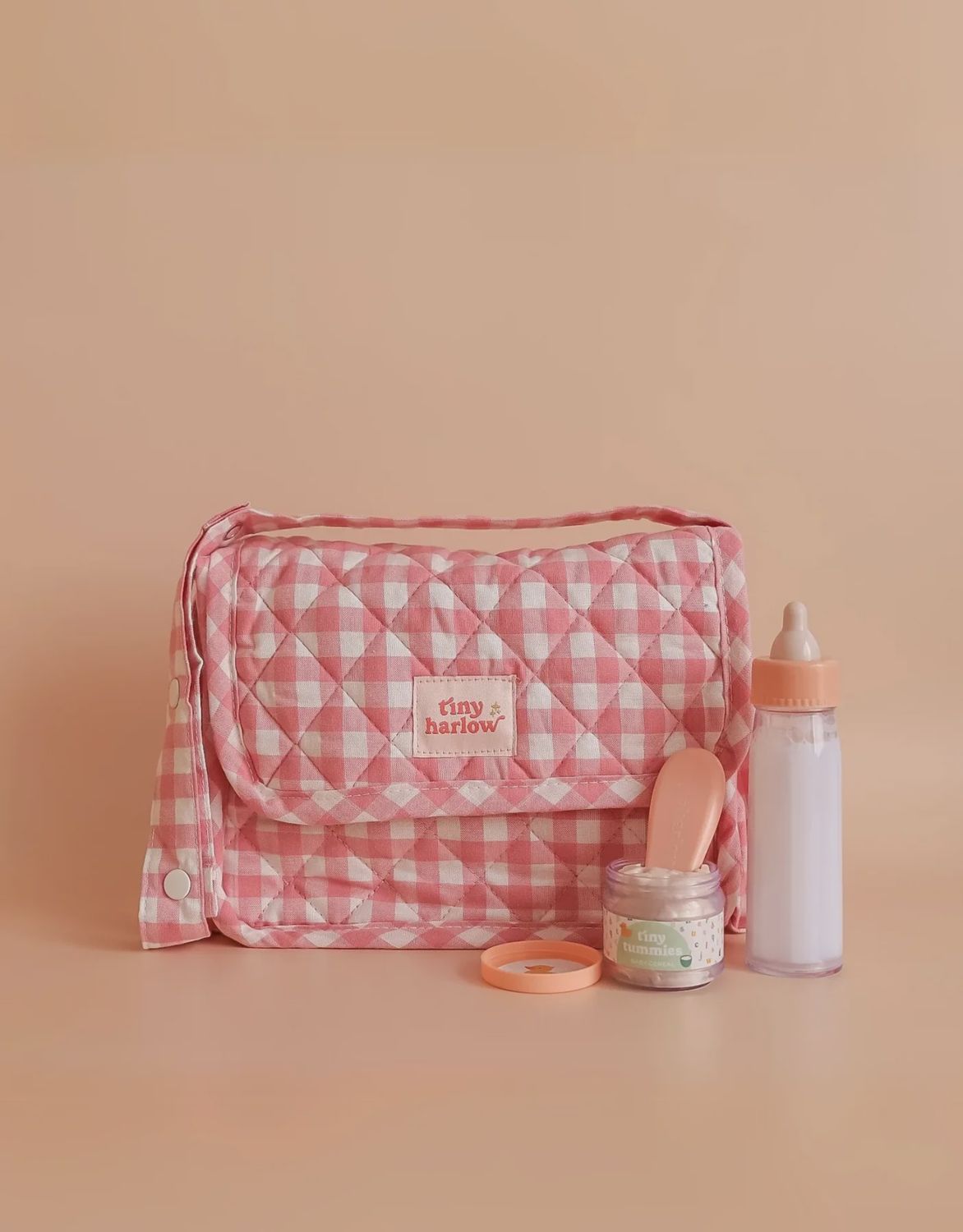 Ensemble de départ Tiny Nurturers - Vichy rose