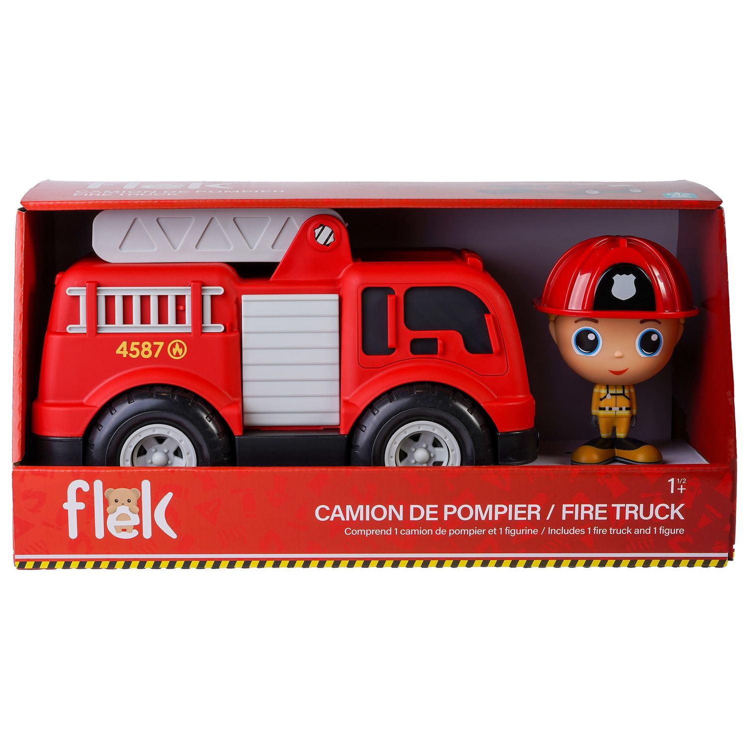 Camion de pompier avec Charlie