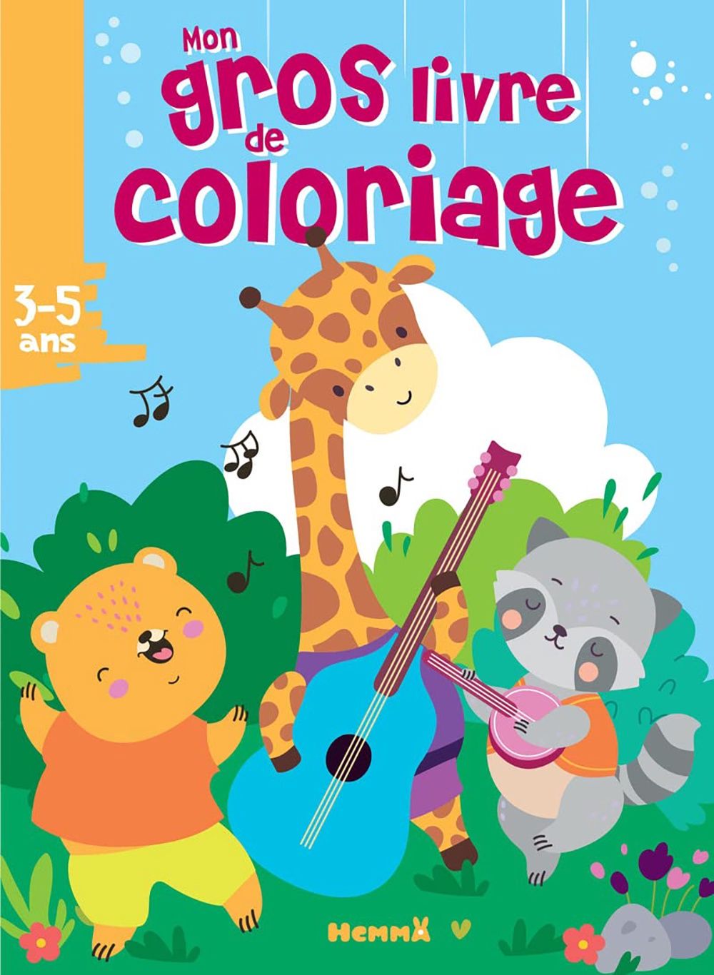 Mon gros livre de coloriage / Animaux musique