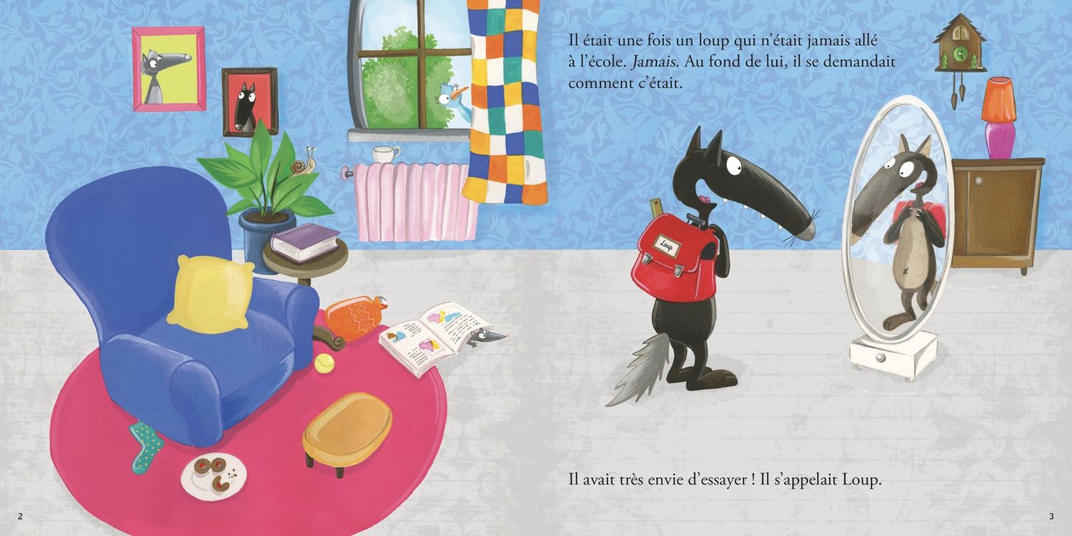 Le loup qui voulait aller à l&#39;école