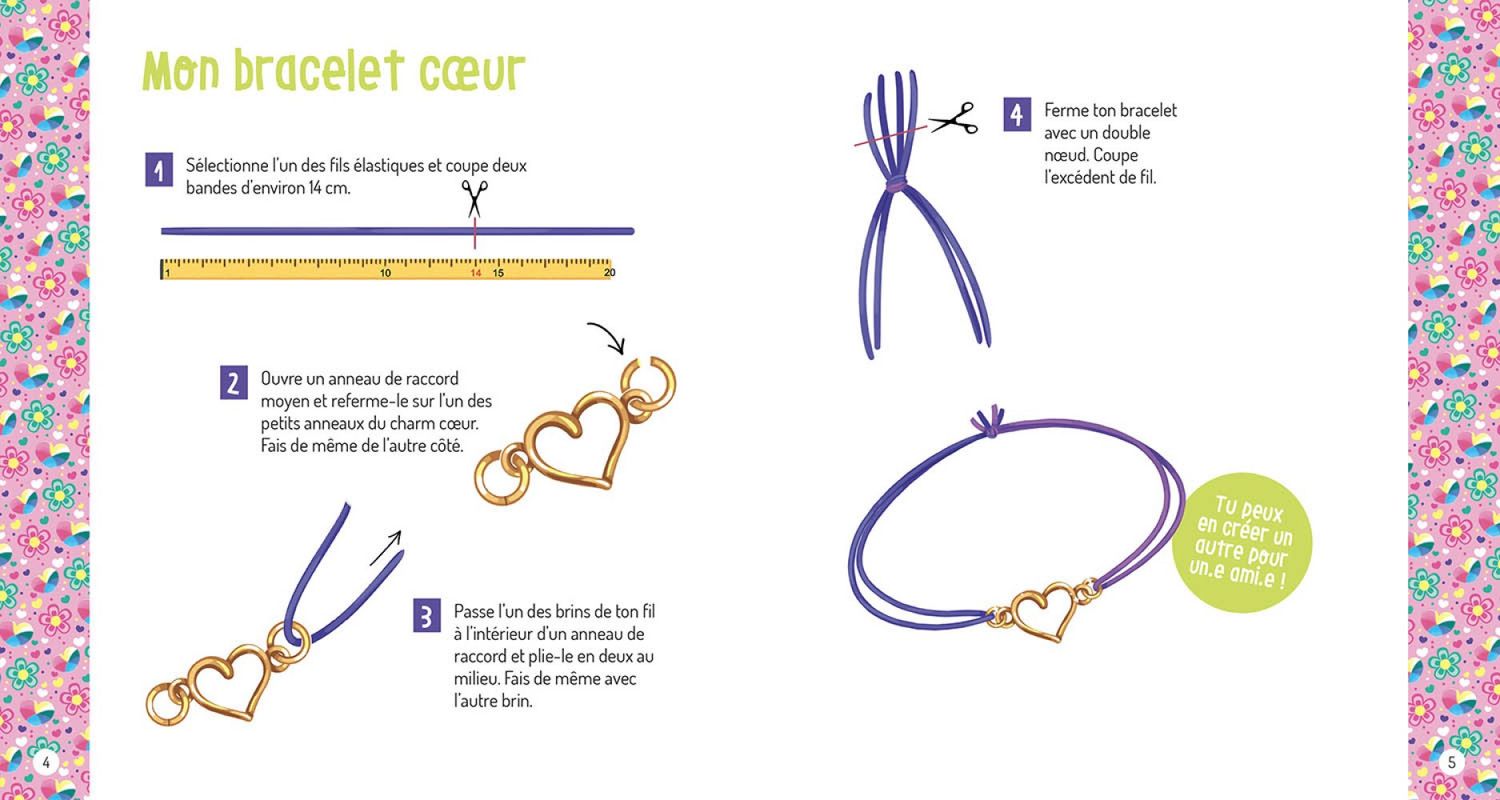 Ma boîte à bijoux - Mes pétillants bracelets pop et fluos