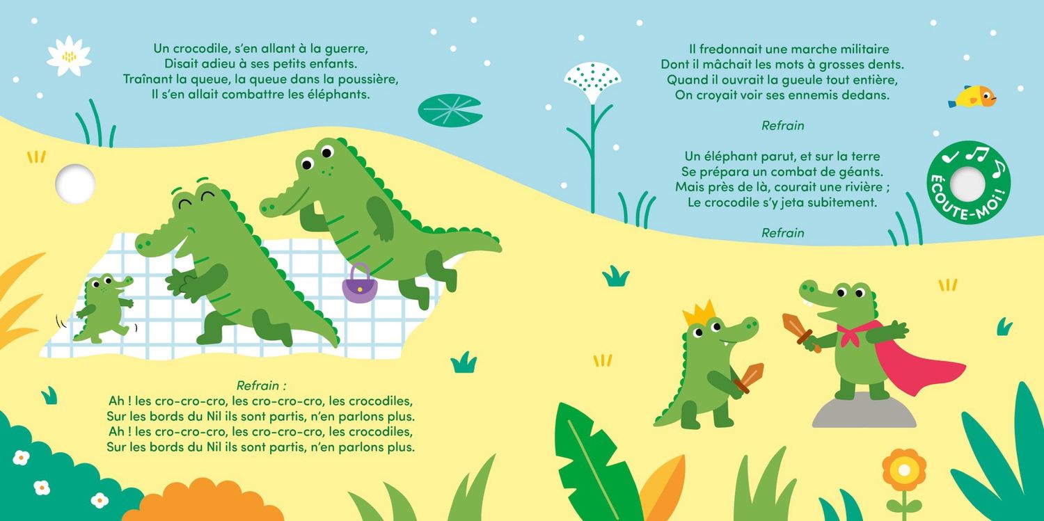 Ma comptine animée - ah ! Les crocodiles