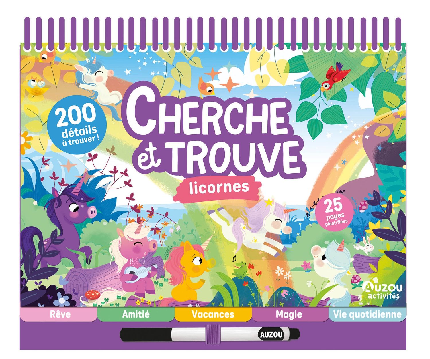 Cherche et trouve effacable /  Licornes