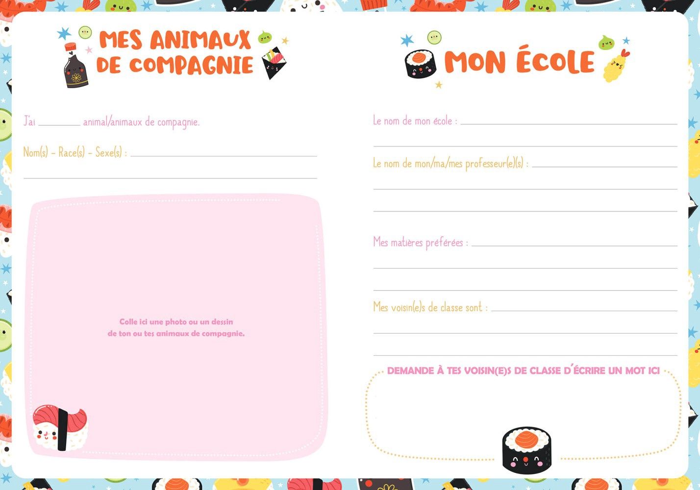 Mon carnet secret bijou kawaii