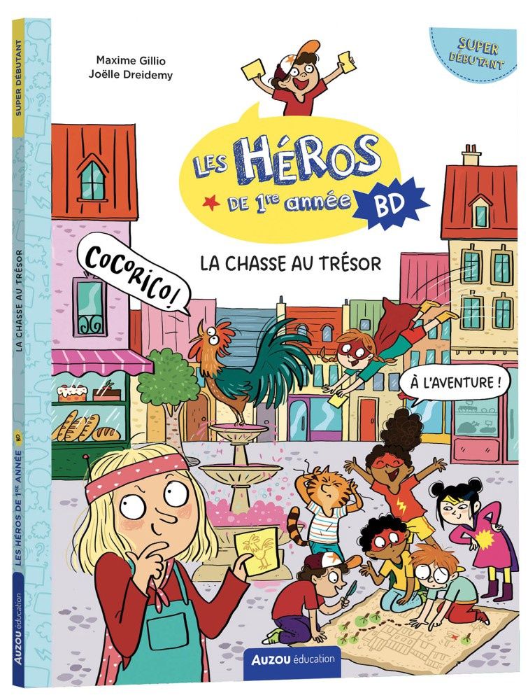 Les héros de 1re année en bd - super débutant / La chasse au trésor