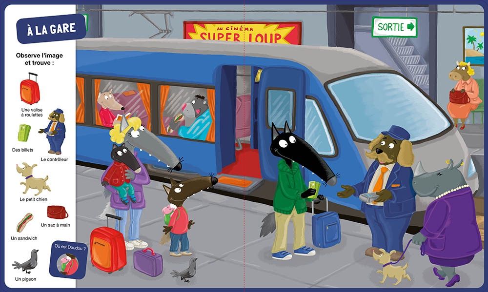Cherche et trouve - P&#39;tit Loup / Vive les Vacances!