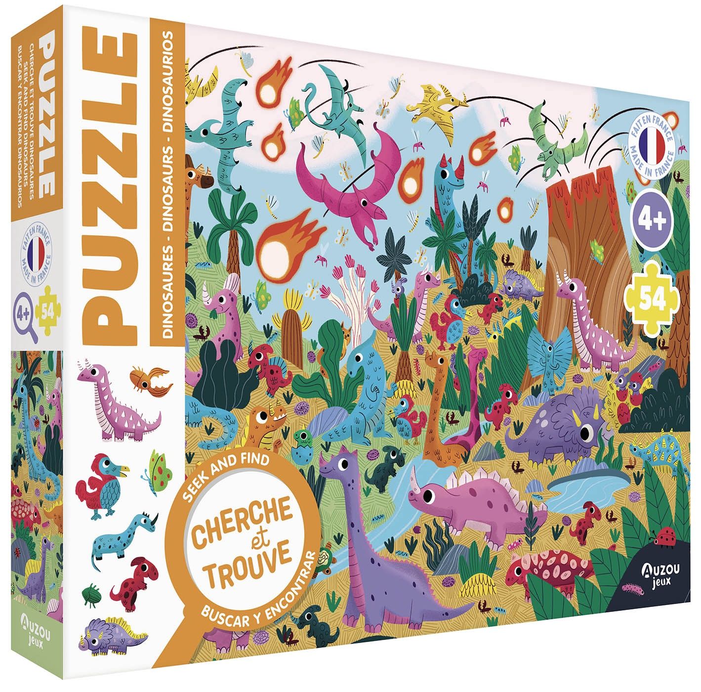 C.T. Cherche et trouve / Dinosaures (54 mcx)
