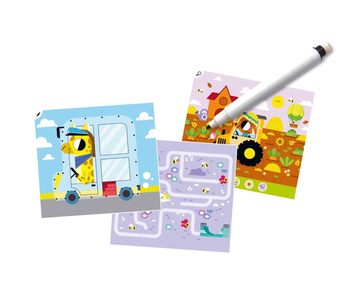 Pochette 20 p&#39;tits jeux / En route!