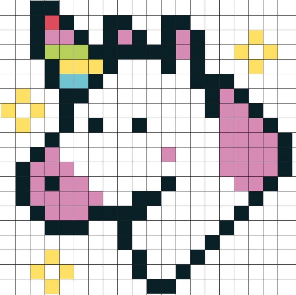 Jeu magnétique - Pixels Kawaii