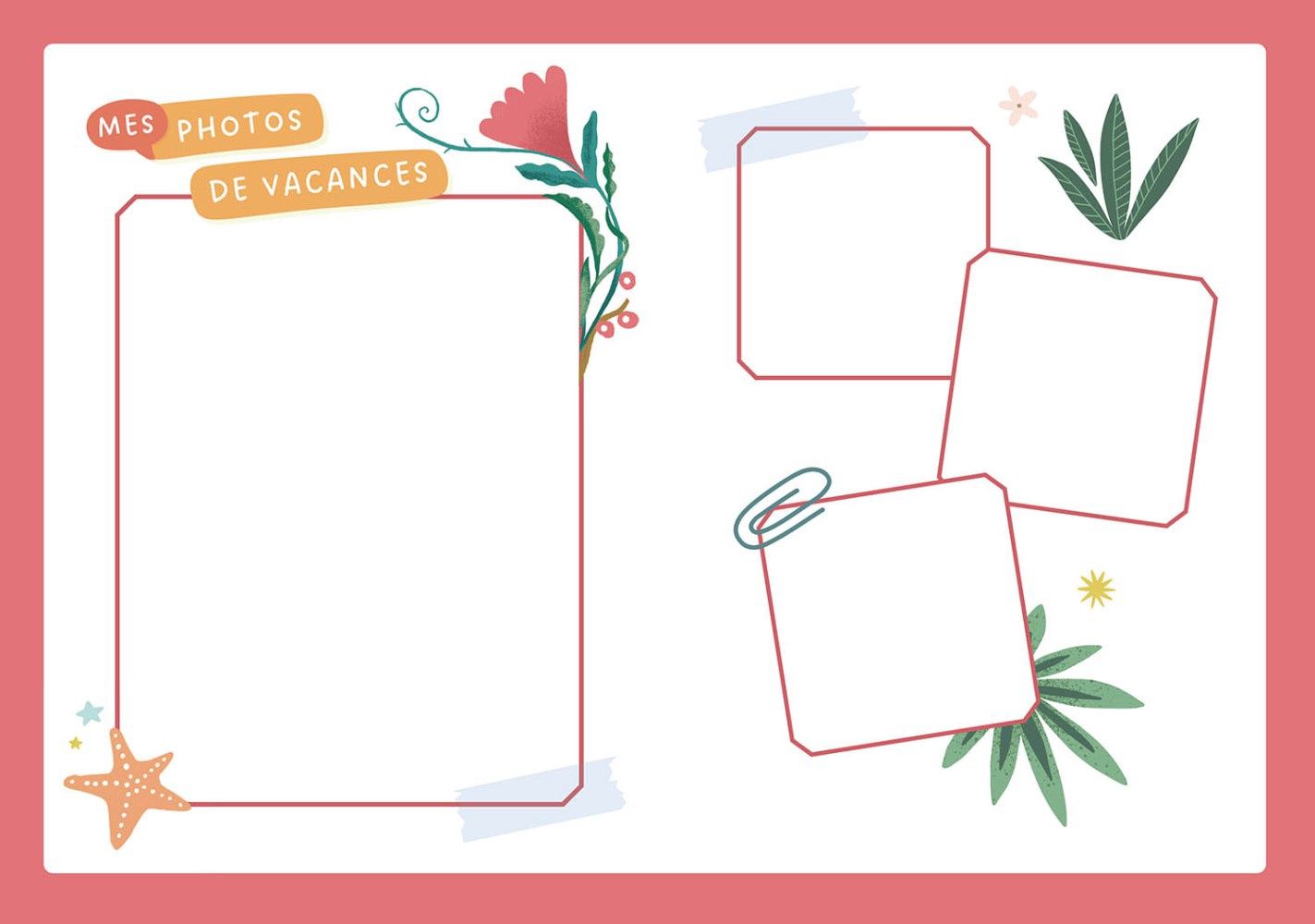 Mon carnet secret des vacances