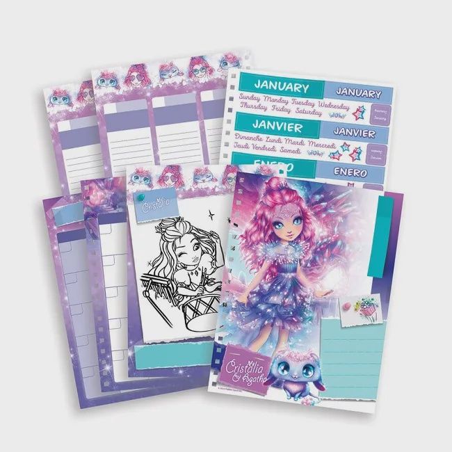 Agenda - Cristalia &amp; Agatha - scolaire 2025