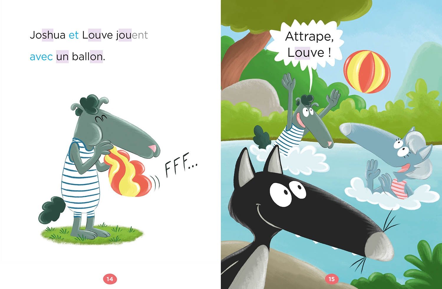 Mes premières lectures avec Loup / Tous à l&#39;eau!