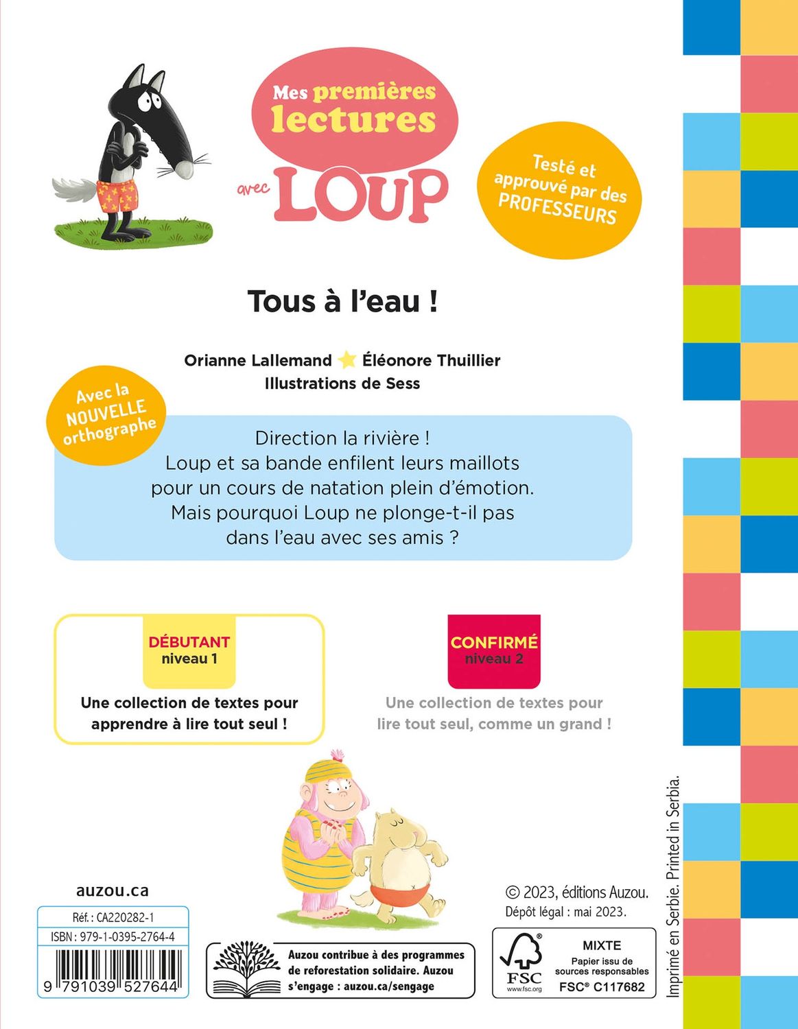 Mes premières lectures avec Loup / Tous à l&#39;eau!