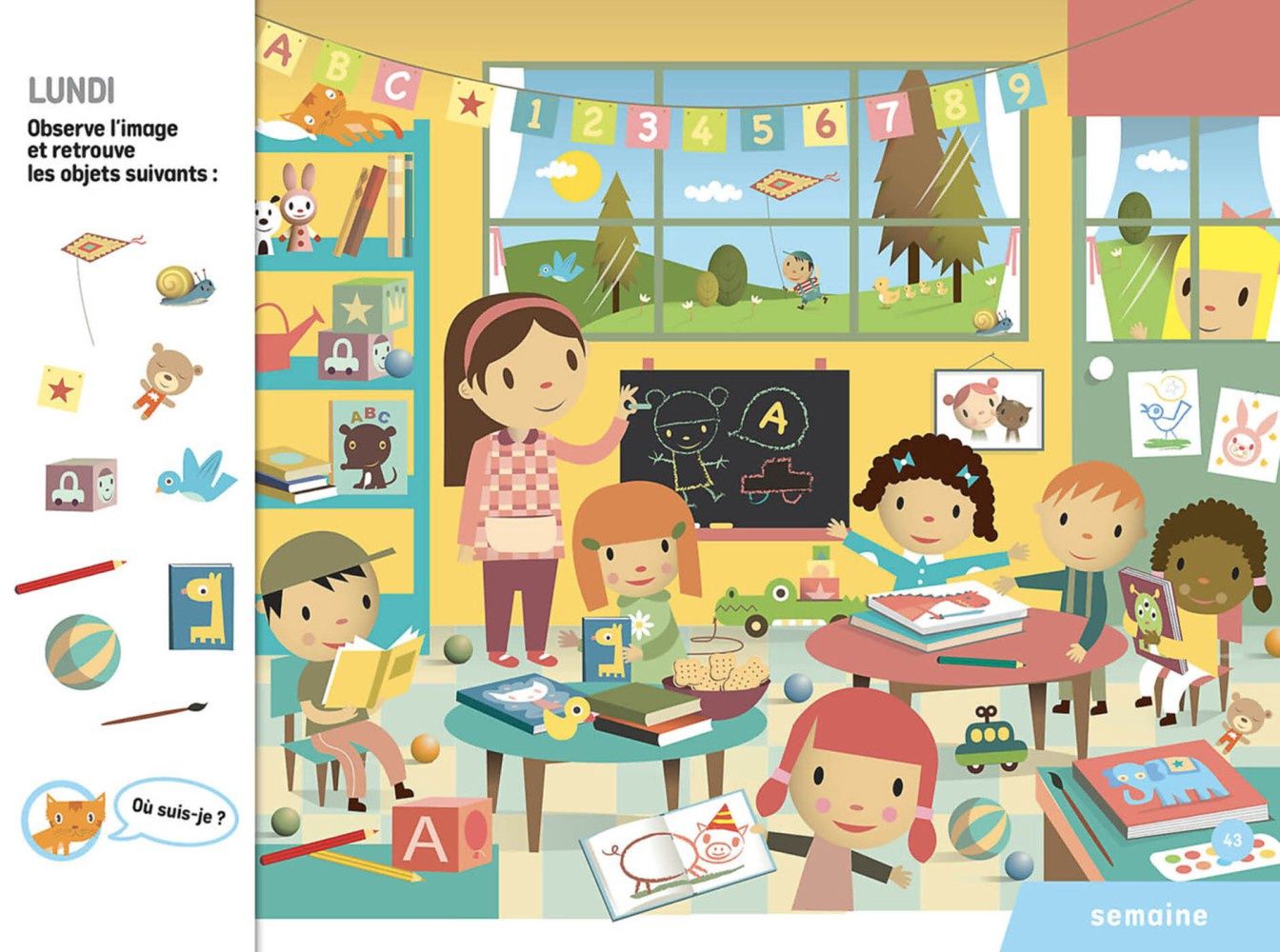 Cherche et trouve / À la maternelle
