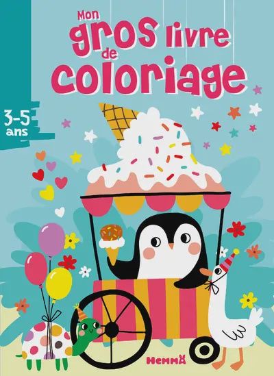 Mon gros livre de coloriage / Pingouin glacier