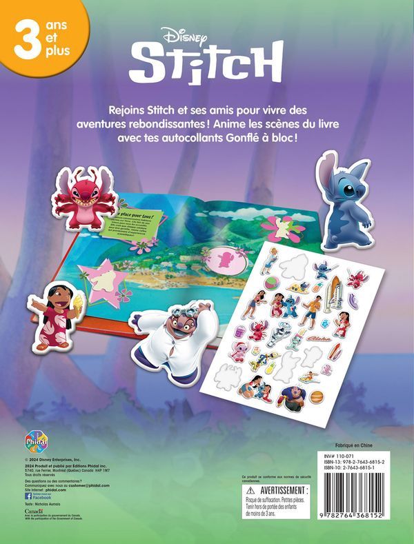 Disney Stitch - Gonflé à bloc!