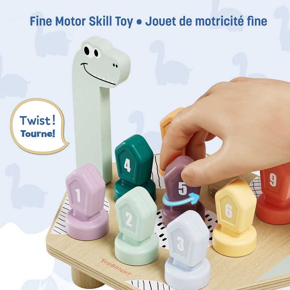 Dino Twist - Couleurs et chiffres
