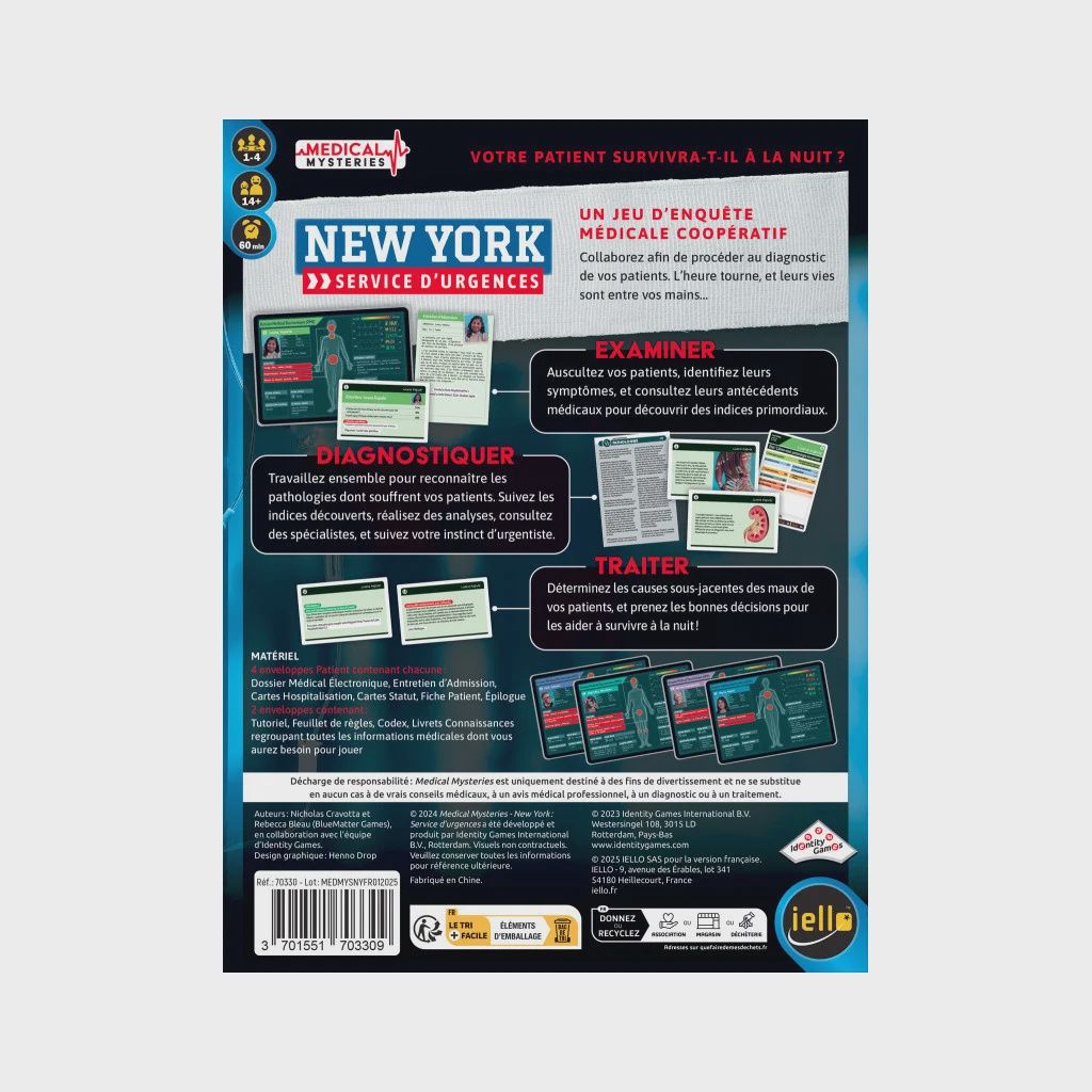 Medical Mysteries : New-York Service d&#39;Urgences (Fr)