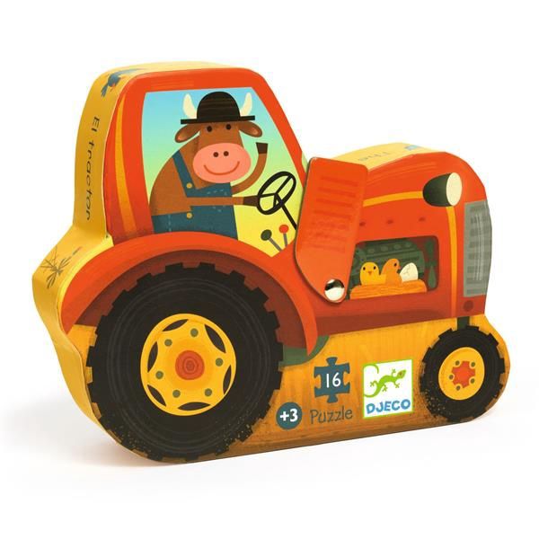 C.T. Puzzle silhouette / Tracteur (16 mcx)