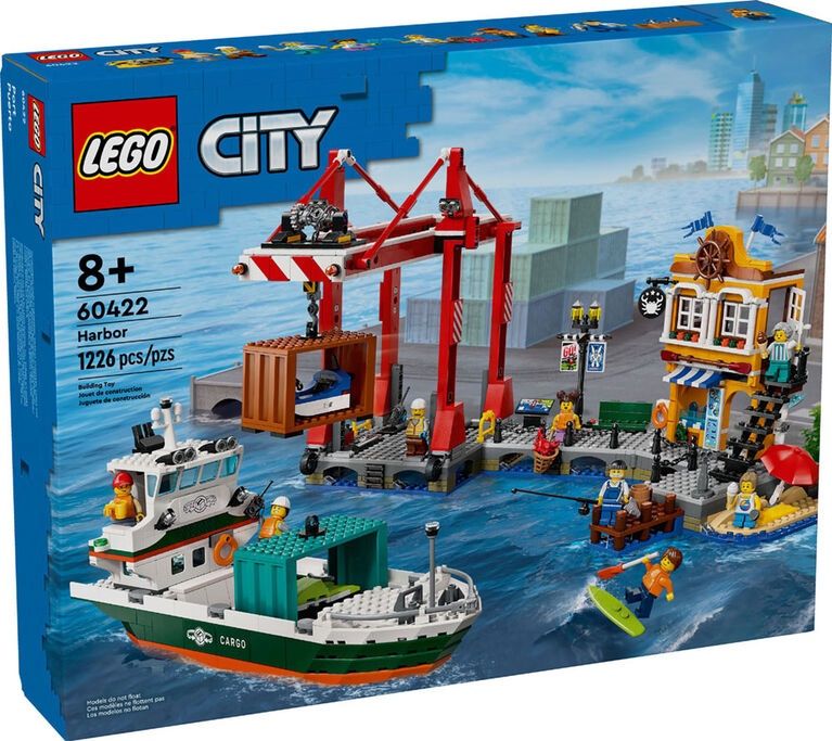 60422 / Le port maritime et le navire de marchandises