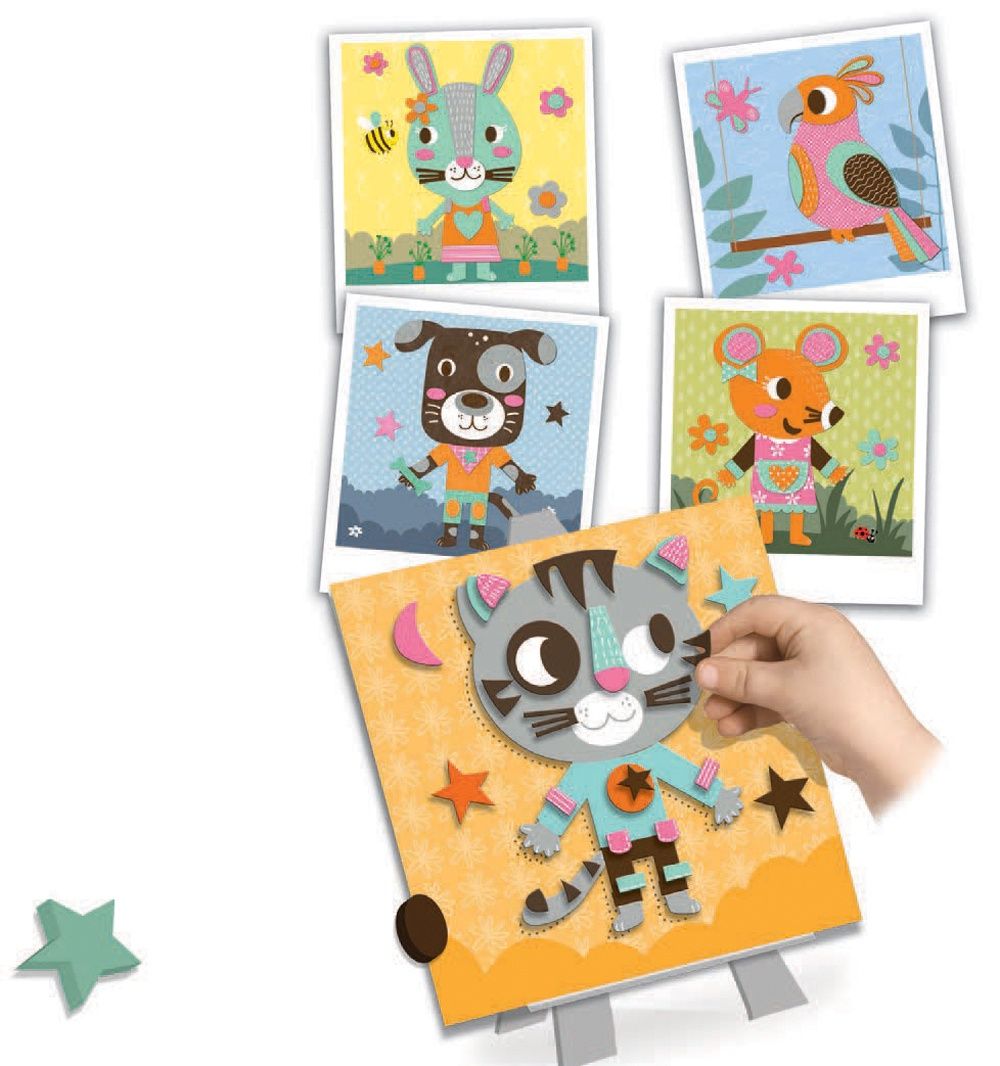 Portrait en relief Facile - Animaux familiers