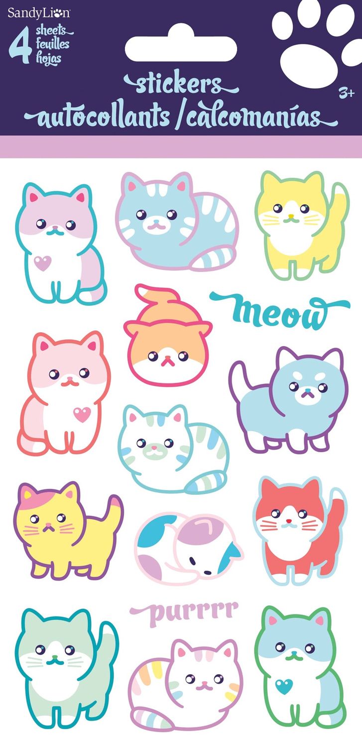 AutocollantS / Chibi Chats-Animaux