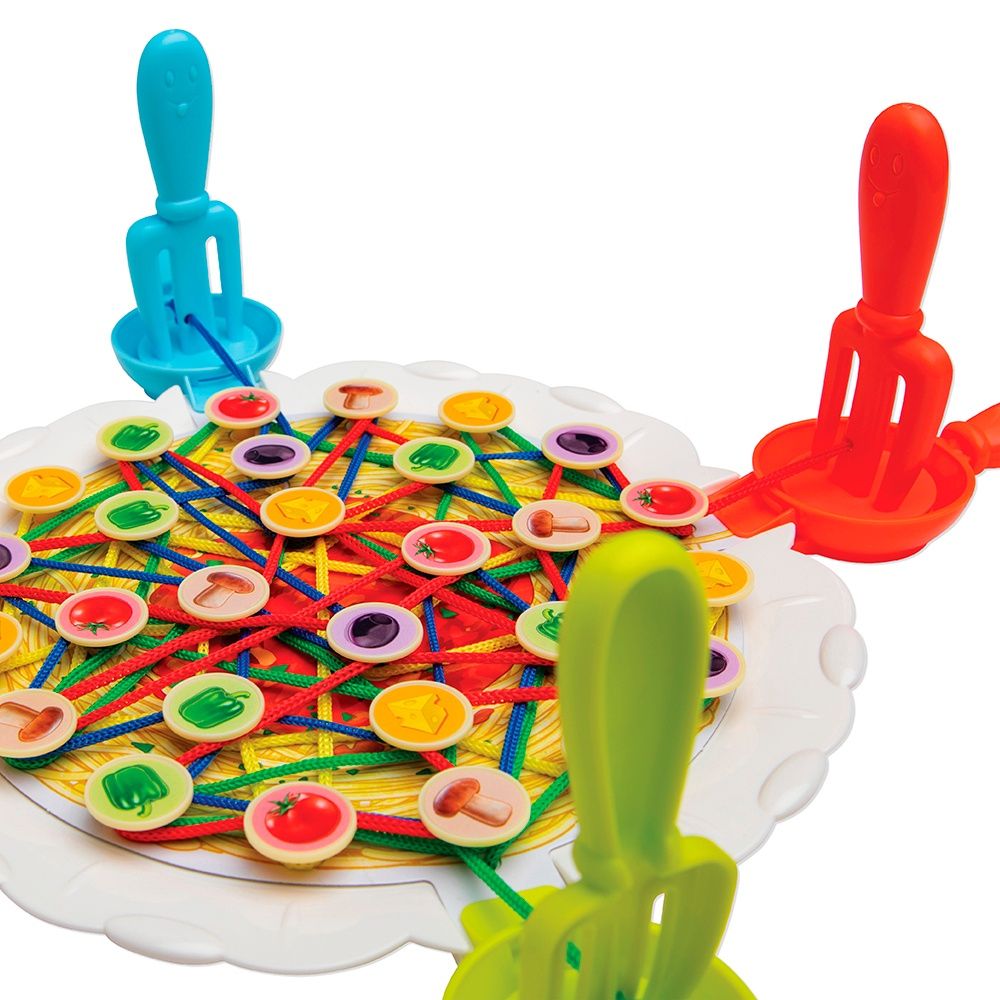Jeu À vos marques, prêts, spaghetti - Version bilingue
