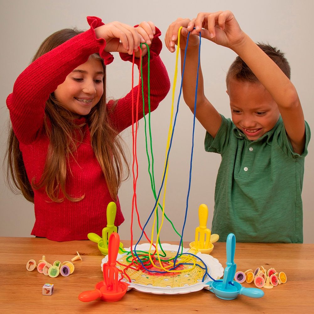 Jeu À vos marques, prêts, spaghetti - Version bilingue