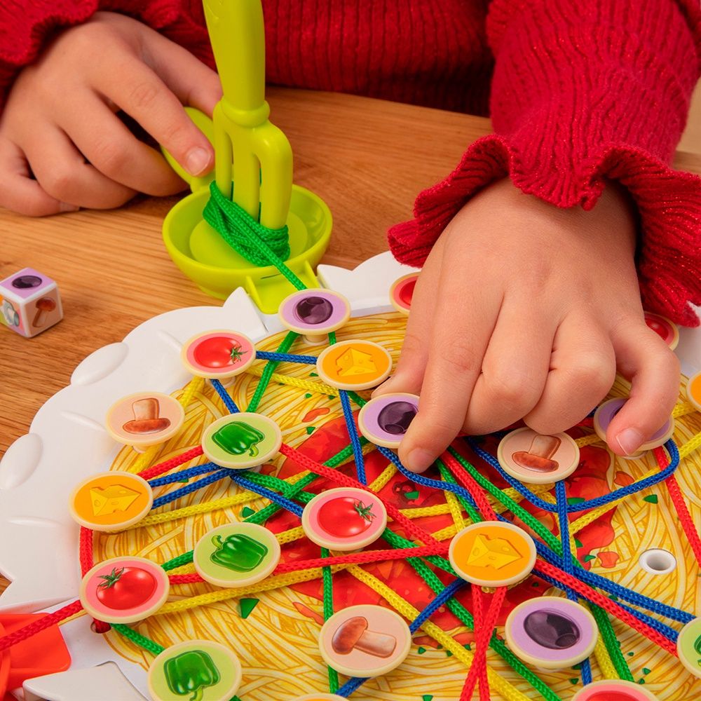 Jeu À vos marques, prêts, spaghetti - Version bilingue