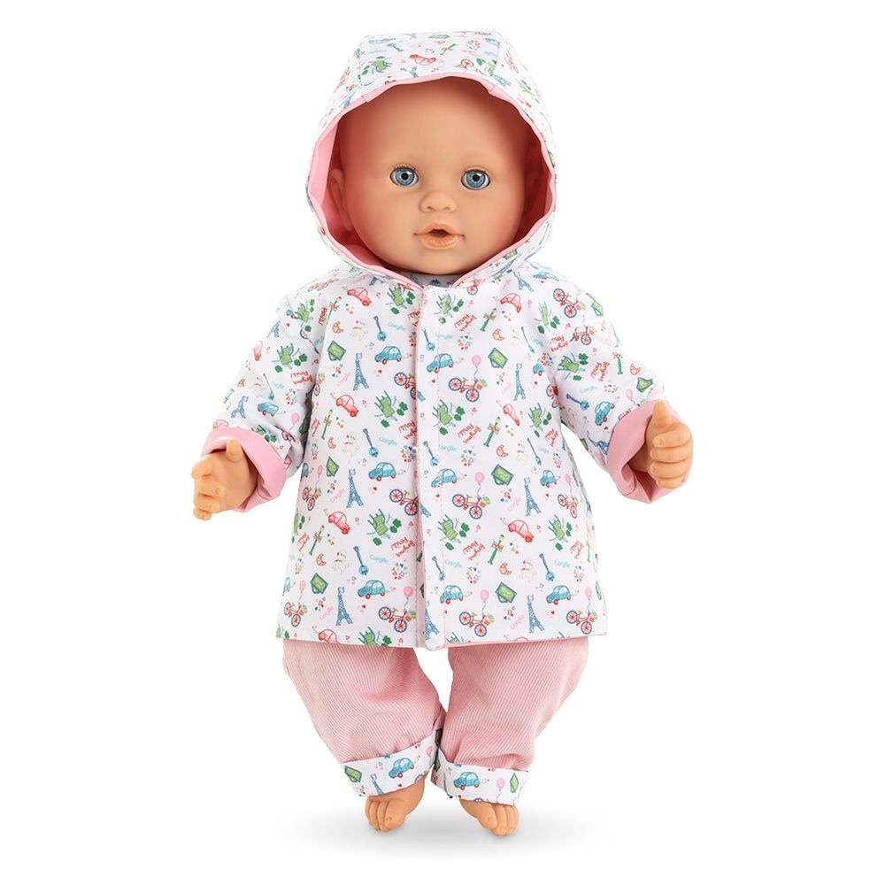 Vêtements 36 cm - Week-end à Paris - Imperméable réversible