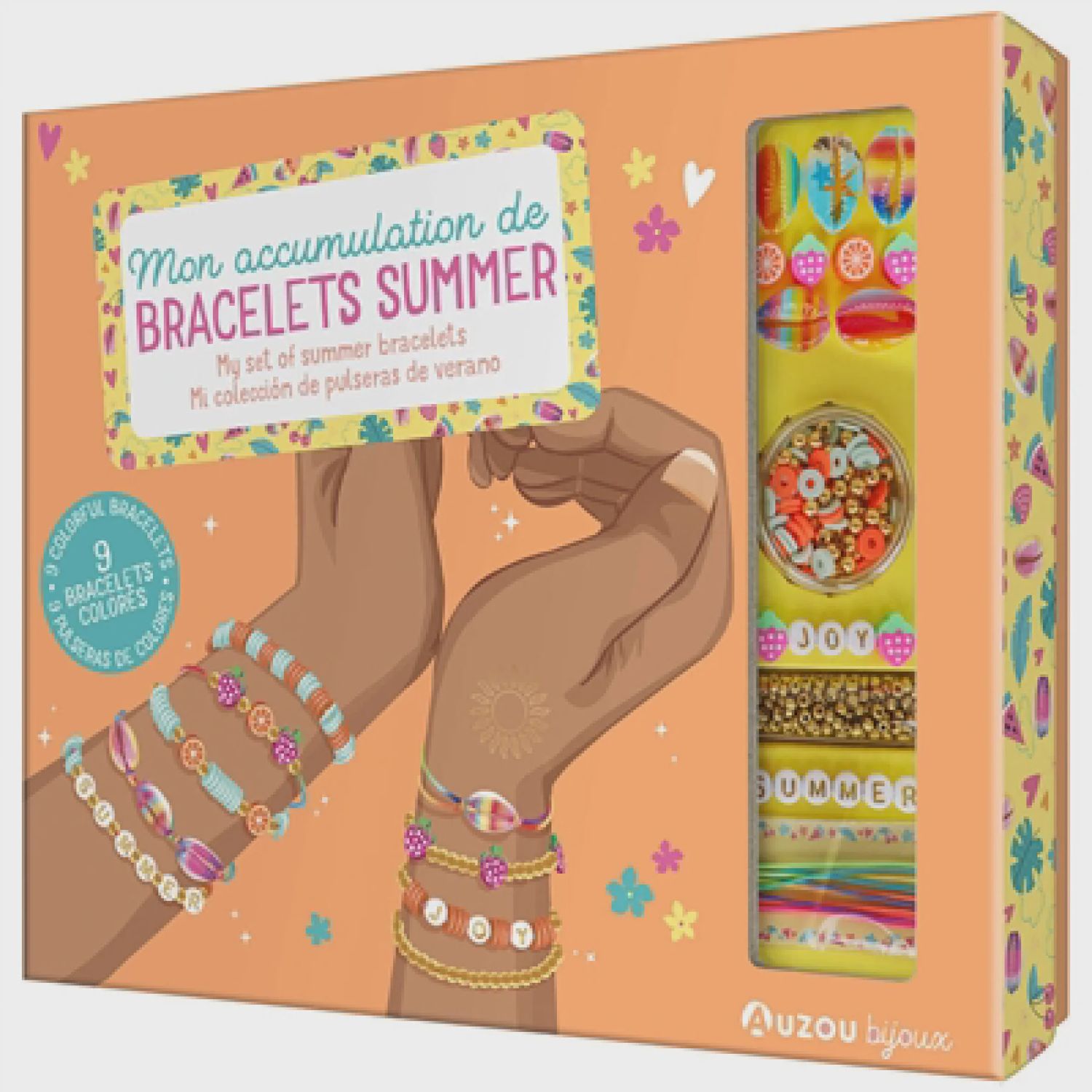 Mon accumulation de bracelets summer : 9 bracelets colorés