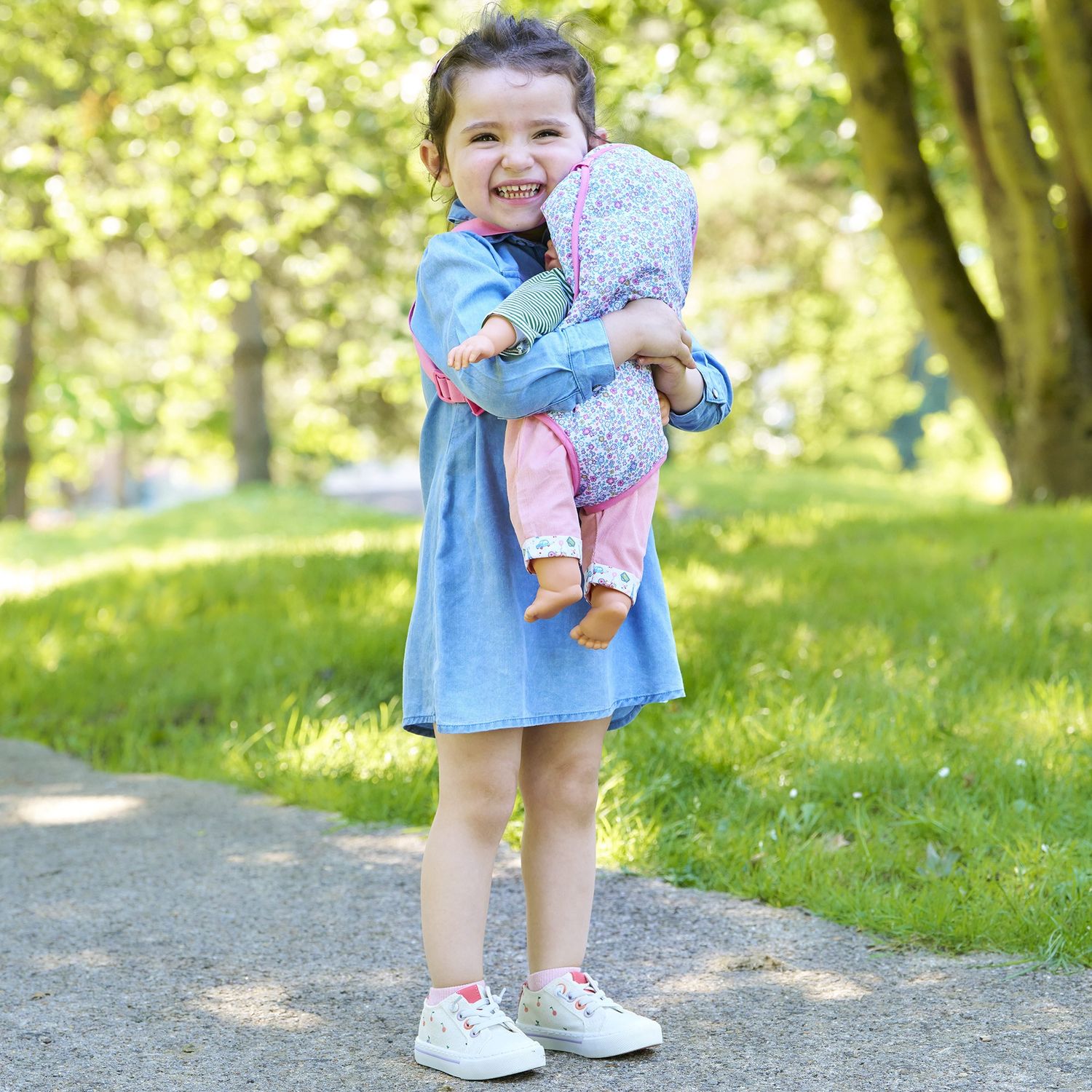 Porte-bébé fleuri