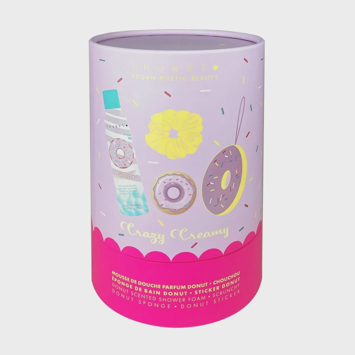 Coffret mousse de douche et accessoires / Beigne