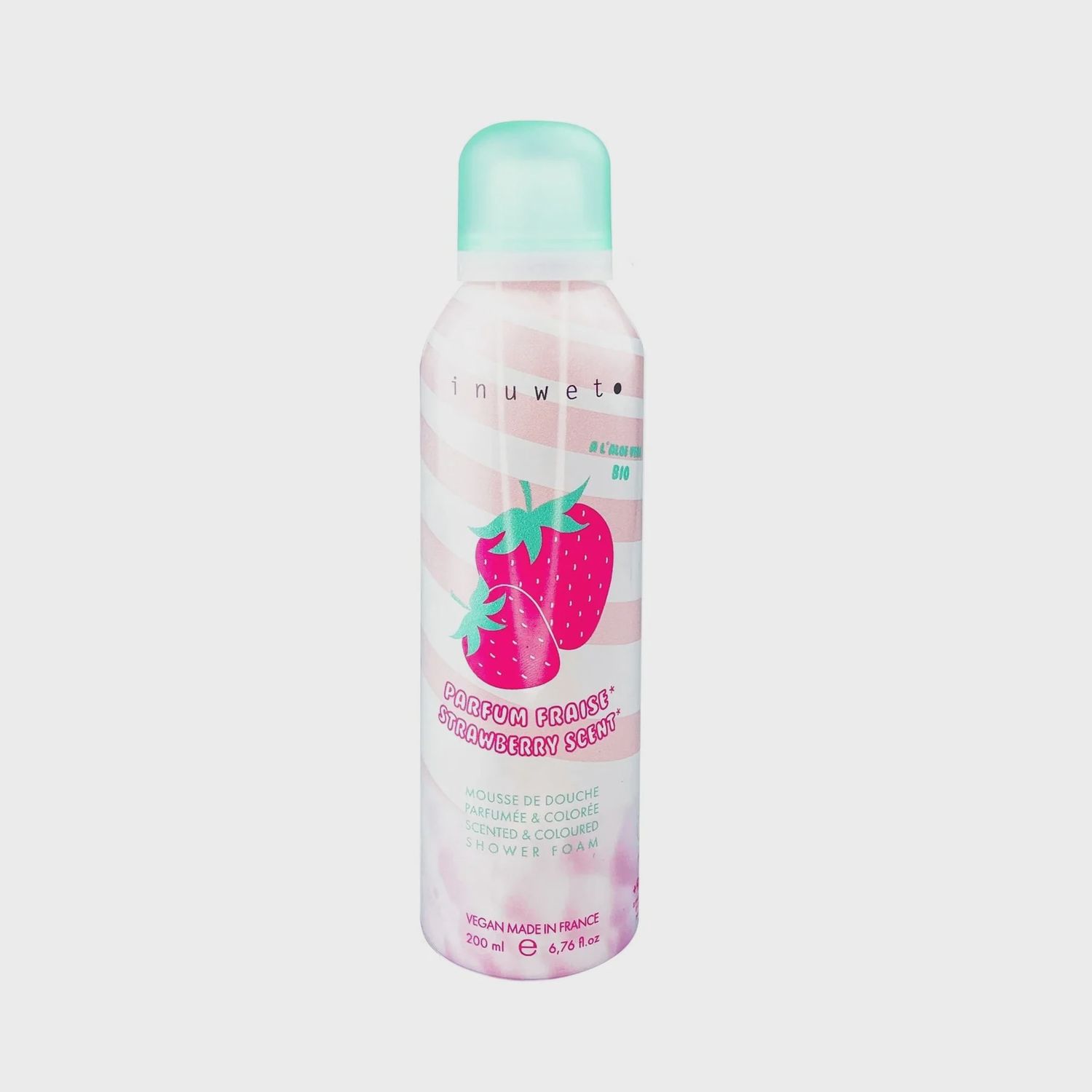 Coffret mousse de douche et accessoires / Fraises
