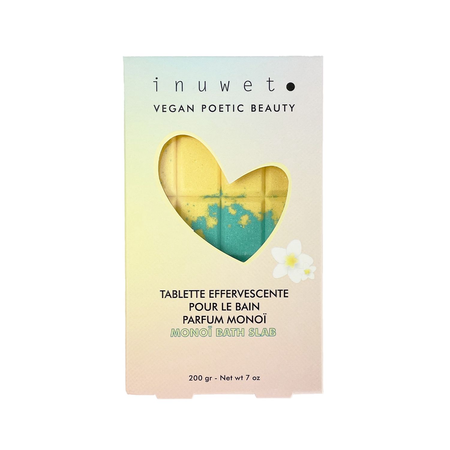 Tablette effervescente pour le bain / Monoï