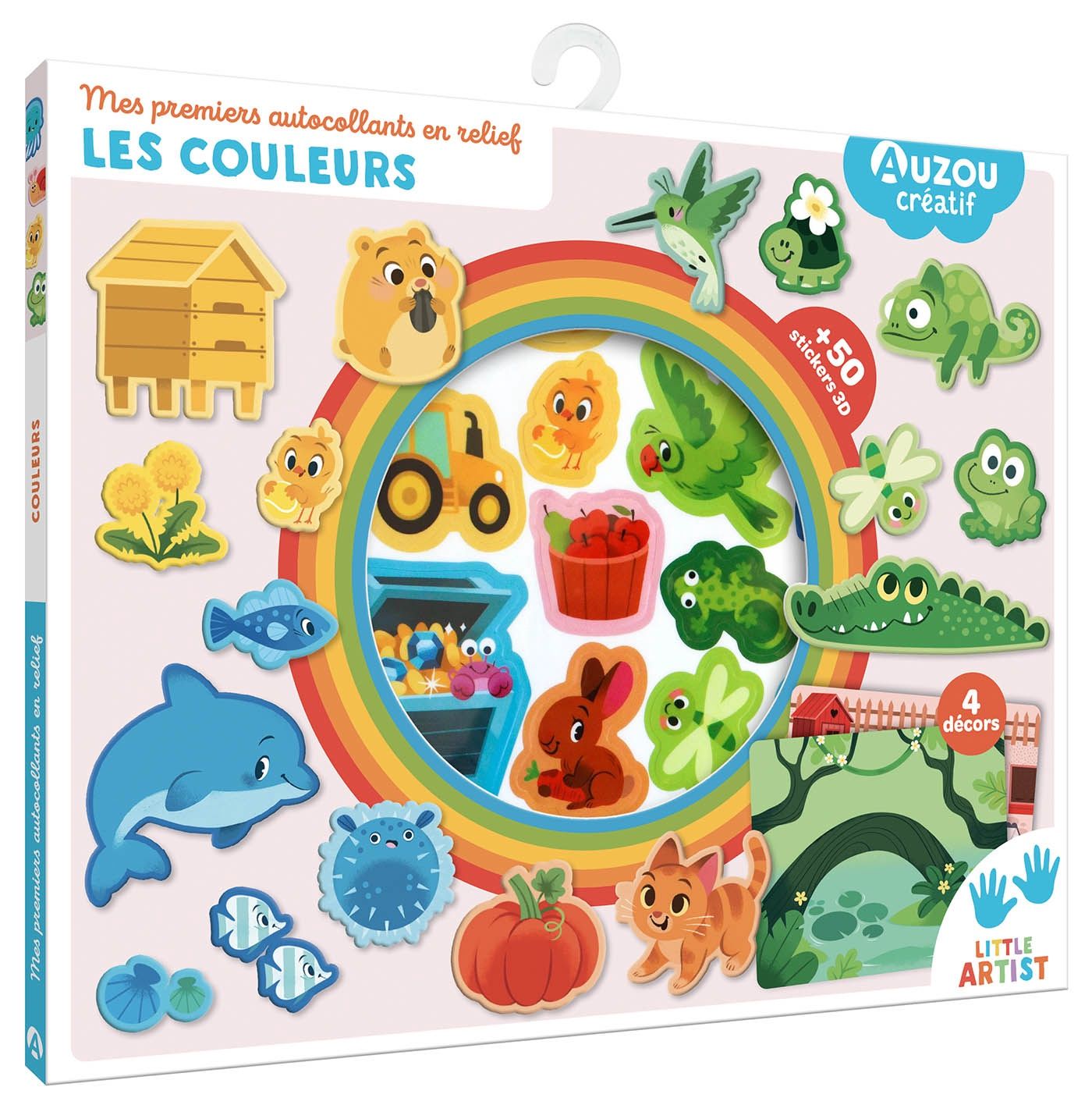 Mes premiers autocollants en relief / Les couleurs