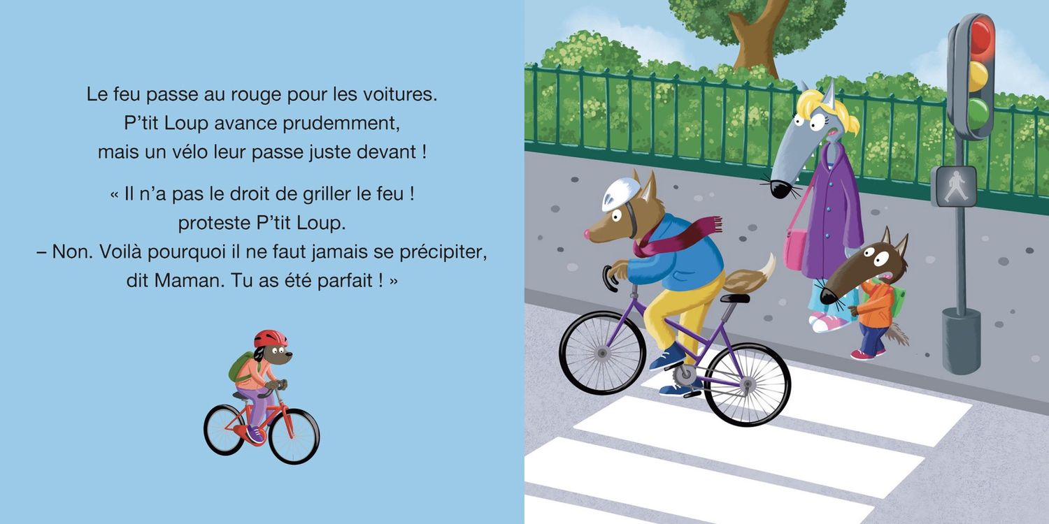 P&#39;tit loup / fait attention dans la rue